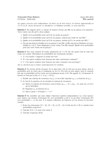 Université Paris Diderot Année 2015-2016 L2