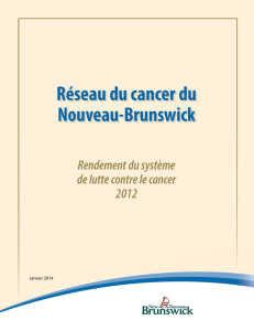 Réseau du cancer du Nouveau‑Brunswick