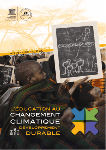 l`éducation au changement climatique - UNESDOC