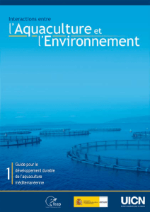 Guide pour le Développement Durable de l`Aquaculture