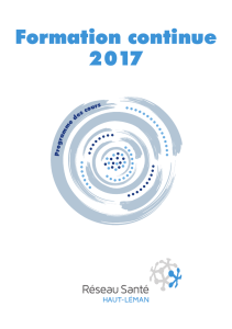 Formation continue 2017