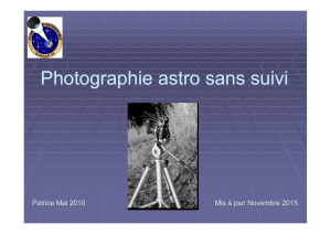 Photographie sans suivi