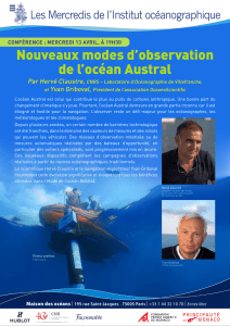 Nouveaux modes d`observation de l`océan Austral