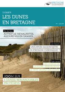 Les dunes en Bretagne - Bretagne Environnement