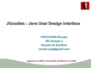 JGoodies : Java User Design Interface