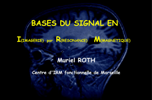 Aucun titre de diapositive - Centre IRMf