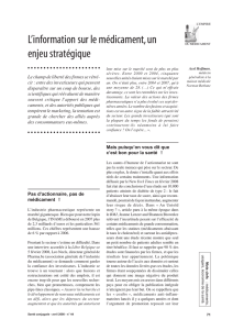 Cahier Sc n°44 - L`empire du médicament – avril 2008 (pdf