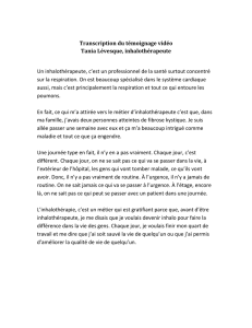 Transcription du témoignage vidéo Tania Lévesque