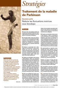 Parkinson.L-dopa.LRP.2012 - URPS ML PAYS DE LA LOIRE