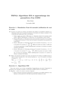 TRPA2: Algorithme EM et apprentissage des param