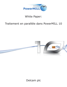 White Paper: Traitement en parallèle dans PowerMILL 10 Delcam plc