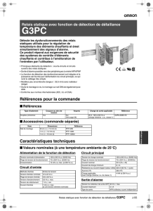 G3PC Datasheet - Omron Industrial Automation