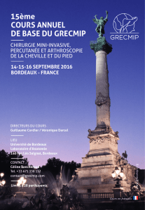 15ème COURS ANNUEL DE BASE DU GRECMIP 14-15