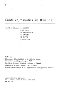 Santé et maladies au Rwanda