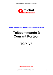 Télécommande à Courant Porteur TCP_V3 michat