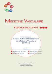 MEDECINE VASCULAIRE - Fédération des Spécialités Médicales