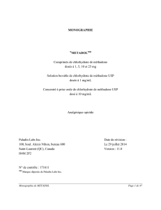 Monographie de produit