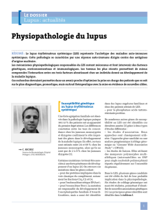 Physiopathologie du lupus