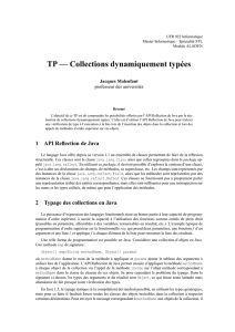 TP — Collections dynamiquement typées