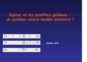 Jupiter et les satellites galiléens : un système solaire modèle