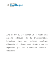 Avis n° 60 - Institut Européen de Bioéthique