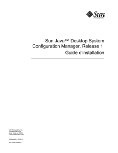 Sun Java Desktop System Configuration Manager