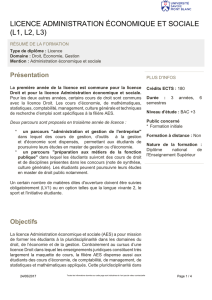licence administration économique et sociale (l1, l2, l3)
