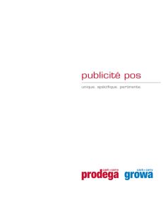 publicité pos - Prodega