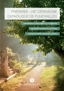 PréParer une cérémonie catholique de funérailles - Livret