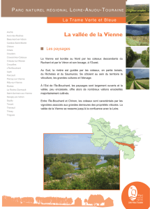 La vallée de la Vienne - Parc Naturel Régional Loire Anjou Touraine