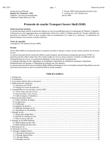 Protocole de couche Transport Secure Shell