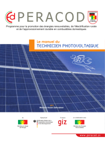 Le manuel du technicien photovoltaïque