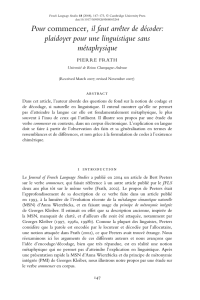 Pour commencer, il faut arrêter de décoder