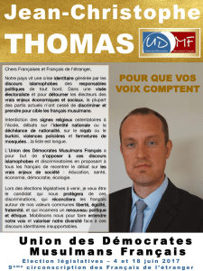 M. Jean-Christophe THOMAS, remplaçante