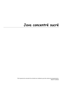 Java concentré sucré