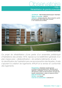 FICHE - Réhabilitation de 235 logements à Saint Ouen l - caue-idf