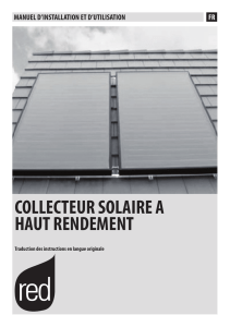 COLLECTEUR SOLAIRE A HAUT RENDEMENT