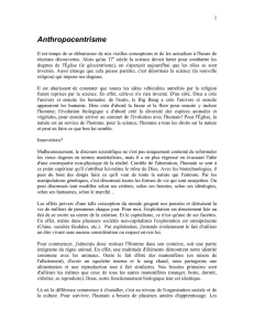 Anthropocentrisme ( PDF