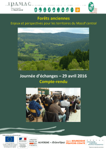 Journée d`échanges – 29 avril 2016 Compte