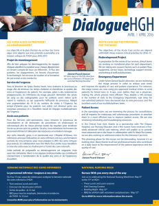 Dialogue Info projet HGH – Avril 2016