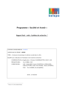 Programme « Société et Avenir »