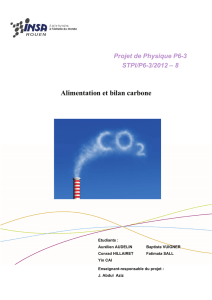 Alimentation et bilan carbone