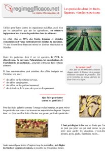 Les pesticides - regimeefficace.net