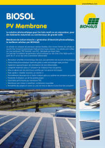 BIOSOL PV Membrane - fr