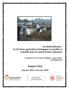 Rapport final - Fondation Louise Grenier