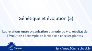 Génétique et évolution (5)