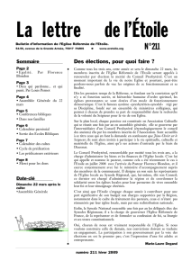 La lettre de l`Étoile