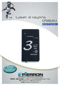 Laser 3 rayons 09834