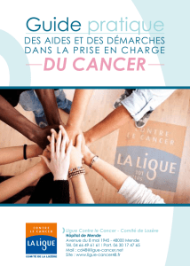 Guide pratique - Comité de Lozère de la Ligue contre le cancer (48)