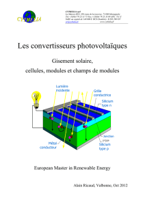 Gisement solaire, cellules, modules et champs de - Fun-Mooc